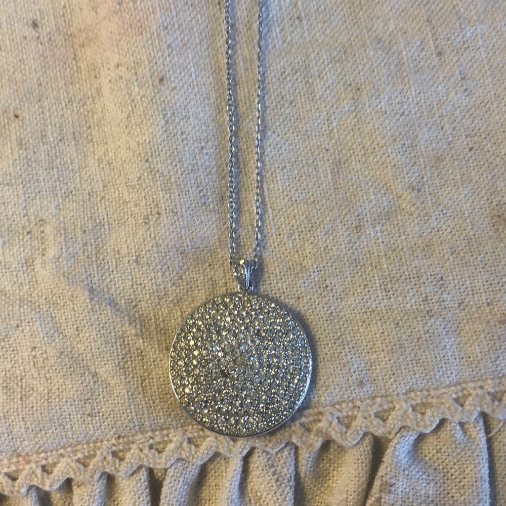 Nadri disc necklace